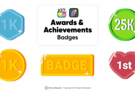 Awards & Achievements Badges For Final Cut Pro X 48317467