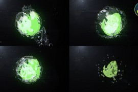 Water Sphere Logo for DaVinci Resolve 48009401
