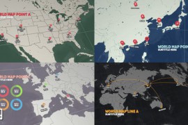 World Map Infographic 45420410