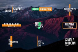 Simple Titles 2.0 | FCPX & Apple Motion 43859315