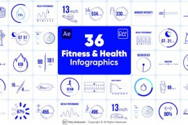 Fitness & Health Infographics For After Effects 48592223