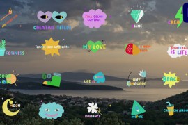 Creative Cartoon Stickers | Premiere Pro MOGRT 43192255