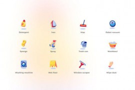 Cleaning - Flat Icons 48918879