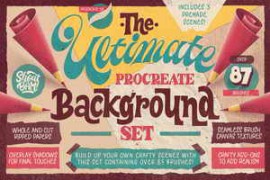 CreativeMarket – Ultimate Procreate Background Set 5947780