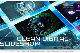 Clean Digital Slideshow 48777228