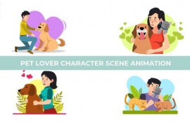 Pet Lover Premiere Pro Animation Scene 42840990