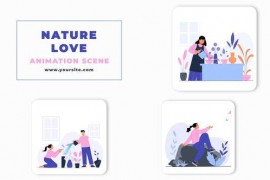 Nature Lover Premiere Pro Animation Scene 46443671