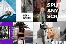 Split Screen Fashion Promo 46584423