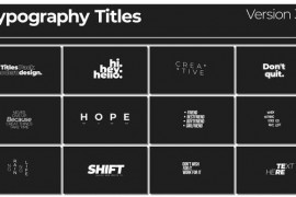 Typography Titles 3.0 | FCPX 44696584