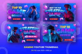 Gaming Youtube Thumbnail Template