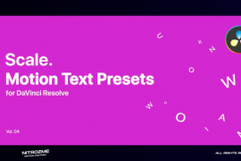 Scale Motion Text Presets Vol. 04 for DaVinci Resolve 46705676