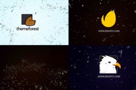 Water star Logo Intro 4k 42384765