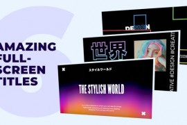 Amazing Full-Screen Titles 50241672