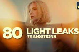 Free Download:80 Light Leaks Transitions for DaVinci Resolve 62135469