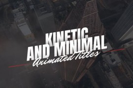 Kinetic and Minimal Animated Titles 46683819