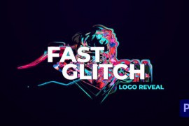 Fast Glitch Logo Reveal 47395931