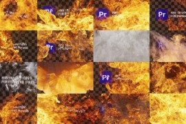 Fire And Smoke Transitions - Premiere Pro 49000434