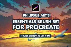 Philipsue Art’s Essential Brush Set For Procreate