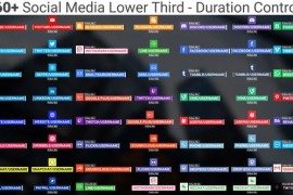 Social Media Lower Third 44973386