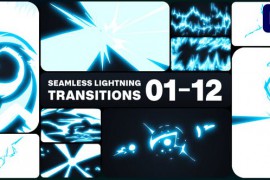 Seamless Lightning Transitions for Premiere Pro 46081291