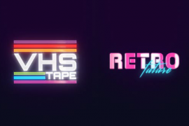 Retro Future Laser Logo 49723781