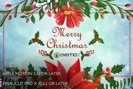 Merry Christmas Opener - Apple Motion 41959788