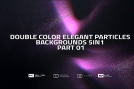 Double Colors Elegant Particles Backgrounds 5in1 Part 01 48093082