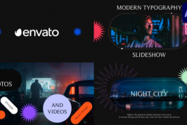 Modern Typography Intro Slideshow for After Effects 47133600