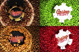 Casino Online Games Logo Reveal Bundle 43045534