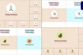 Yoga School Logo Reveal for Premiere Pro 46119909