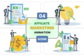 Affiliate Marketing illustration Scene 52609778