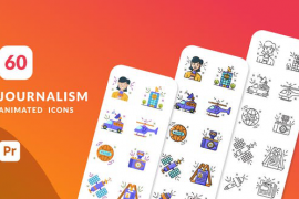 Journalism Animated Icons | Premiere Pro MOGRT 48497420