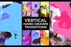 Vertical Liquid Hand Drawn Transitions | DaVinci Resolve 51868745
