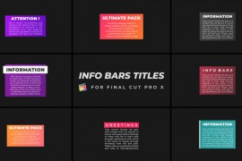 Info Bars Titles | FCPX 43519095