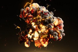 Electric Explosion Logo Reveal 43950158