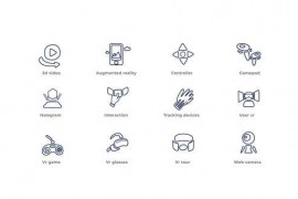 Virtual Reality - Outline Icons 49818913