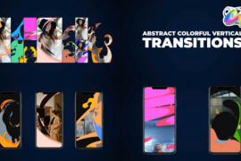 Abstract Colorful Vertical Transitions | FCPX 48397087