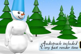 Walking New Year Snowman 3598939