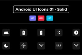 Android UI Icons 01 - Solid 44608568