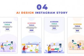 Vector AI Design Tool Animated Cartoon Instagram Story 48623851