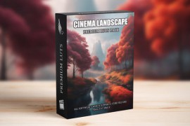 Cinematic Landscape Dark Green Drone Film Look LUTs Pack 49914054