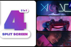 Multiscreen Transitions - 4 Split Screen 49367412