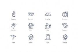 Travel - Outline Icons 49818885