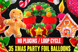 Foil Balloons - Xmas Party Collection 25226176