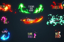Cartoon Fire Titles [Davinci Resolve] 48418958