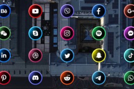 Social Media Buttons 43590970