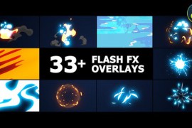 Flash FX Overlay Pack | DaVinci Resolve 43014678