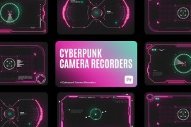 Cyberpunk Camera Recorders for Premiere Pro 44729687