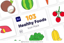 Healthy Food Icons For After Effects 47042826