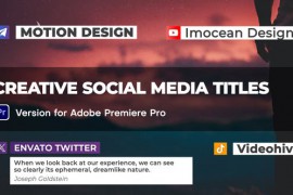 Creative Social Media Titles | MOGRT 49575916